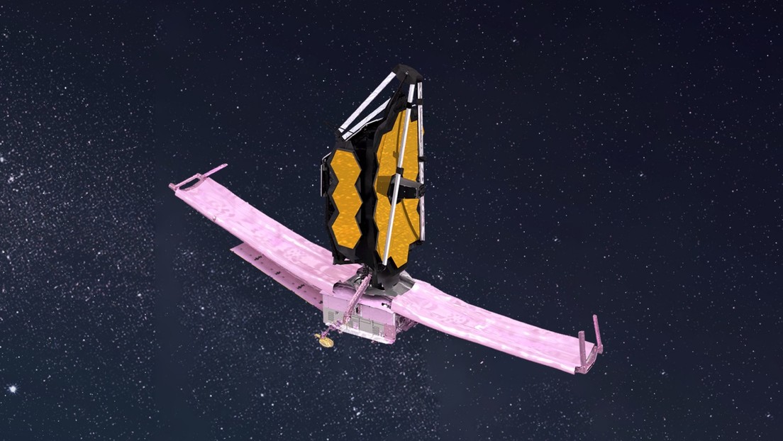 El telescopio espacial beschreibt James Webb mit dem enormen Sonnenschirm und alcanza su forma final "Diamant"