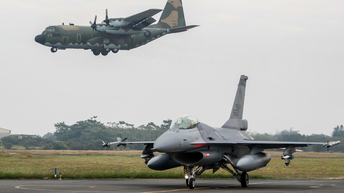 Taiwán realiza un simulacro con cazas F-16 en medio de las tensiones con China