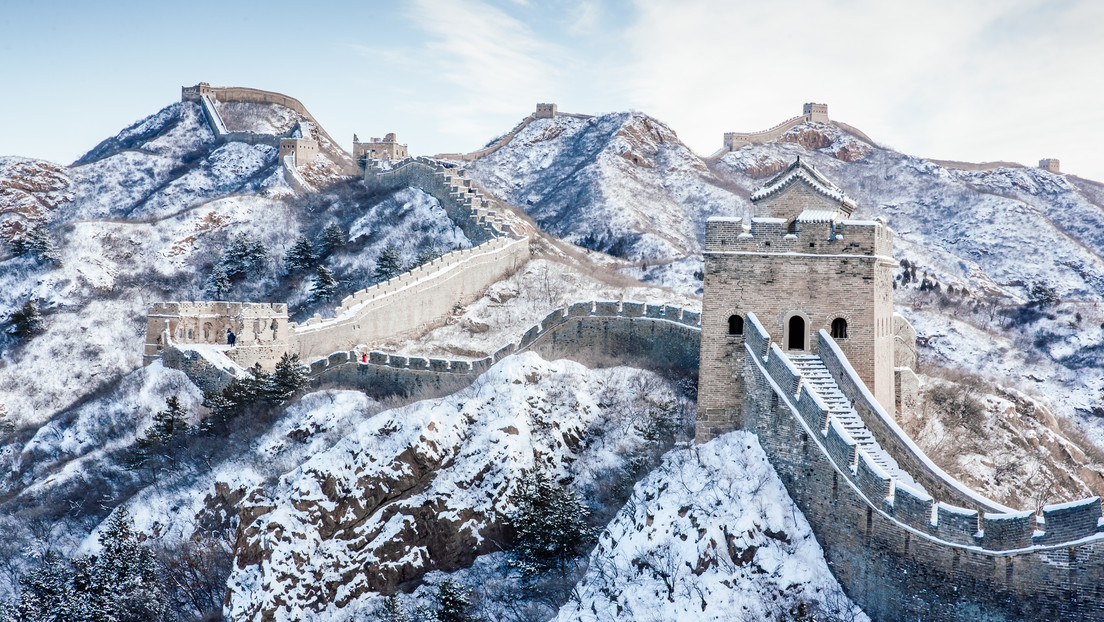 Se derrumba una sección de la Gran Muralla China tras un terremoto en el noroeste de la nación