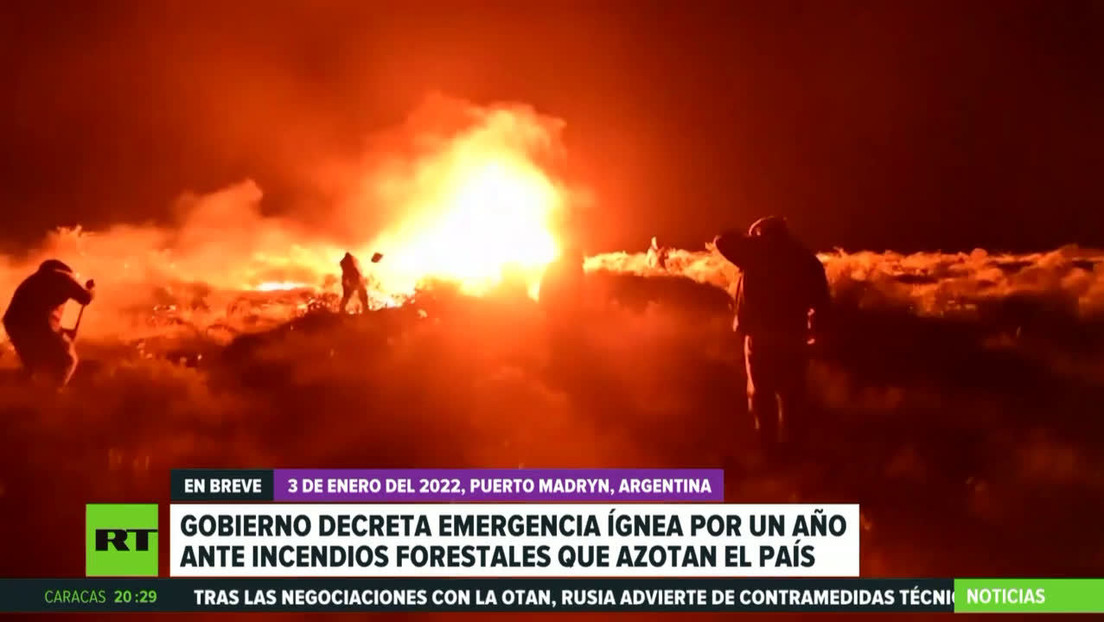 Gobierno argentino decreta emergencia ígnea por un año ante incendios forestales que azotan el país