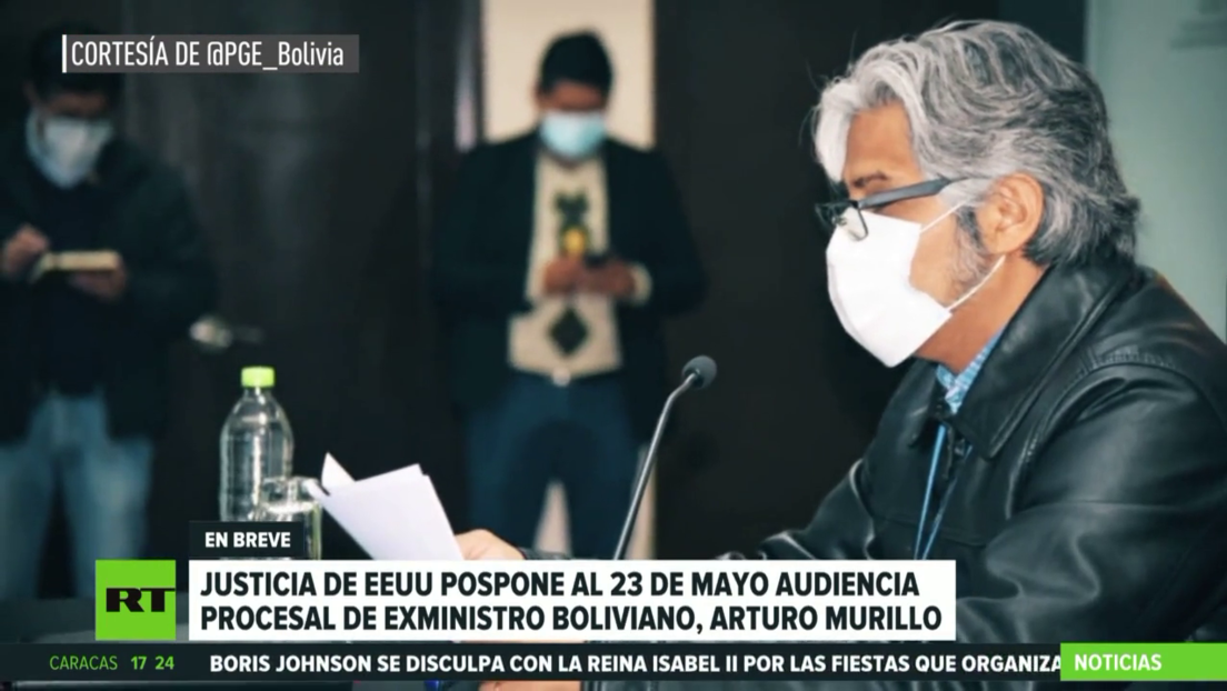 Justicia de EE.UU. pospone para el 23 de mayo la audiencia procesal del exministro boliviano Arturo Murillo