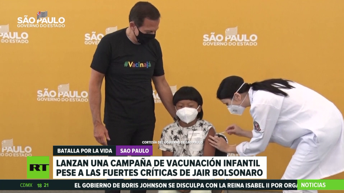 Argentina registra un nuevo récord de contagios diarios por coronavirus, mientras Sao Paulo lanza una campaña de vacunación para menores