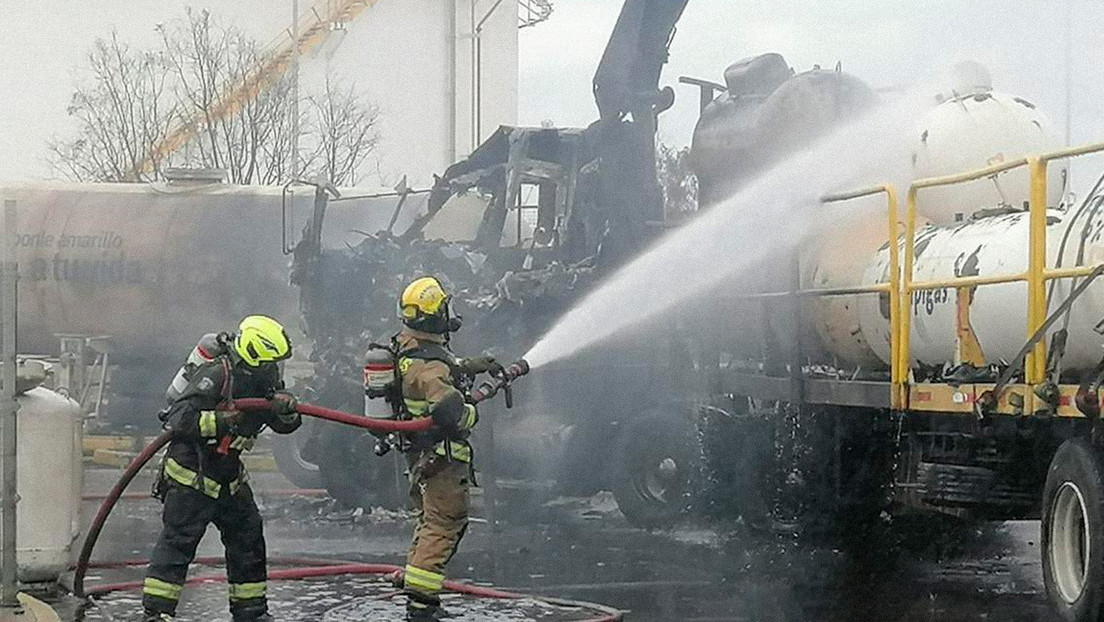 Reportan una explosión al interior de una planta de gas en la comuna chilena de Maipú