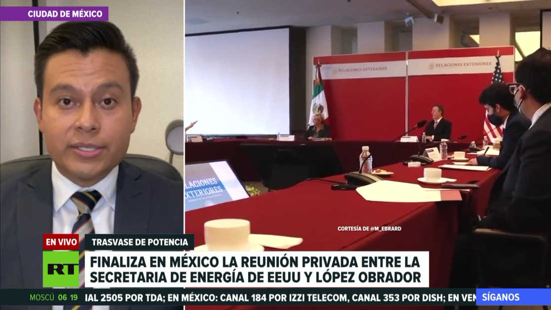 Finaliza en México la reunión entre López Obrador y la secretaria de Energía de EE.UU., tras hablar sobre la reforma eléctrica
