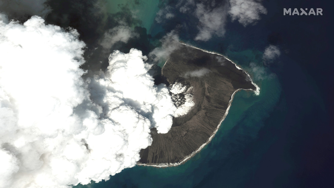 Estiman que la erupción del volcán de Tonga fue unas 500 veces más potente que la bomba lanzada sobre Hiroshima