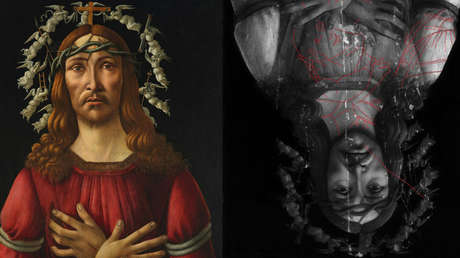 Encuentran una composición oculta de la Virgen y el Niño Jesús en una pintura de Botticelli antes de su subasta