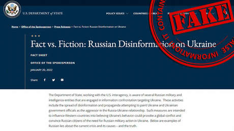'Fato versus Ficção': Moscou responde a cada ponto nas alegações 'tóxicas' dos EUA sobre o conflito na Ucrânia