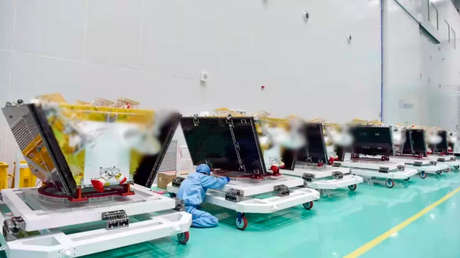 China planea 'desafiar' a SpaceX con una nueva "minitelaraña" de satélites 5G
