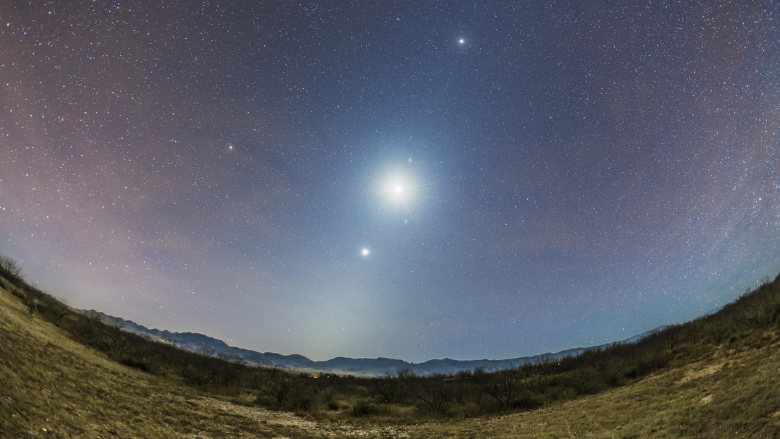 Esta semana ocurrirá una inusual conjunción de la Luna, Venus y Marte: ¿cuándo y dónde se podrá ver?