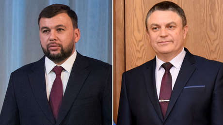 Los líderes de Donetsk y Lugansk piden a Putin reconocer la independencia de las dos repúblicas autoproclamadas