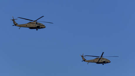 Captan como dos helicópteros Black Hawk de la Guardia Nacional de EE.UU. se estrellan durante un entrenamiento cerca de unas pistas de esquí en Utah