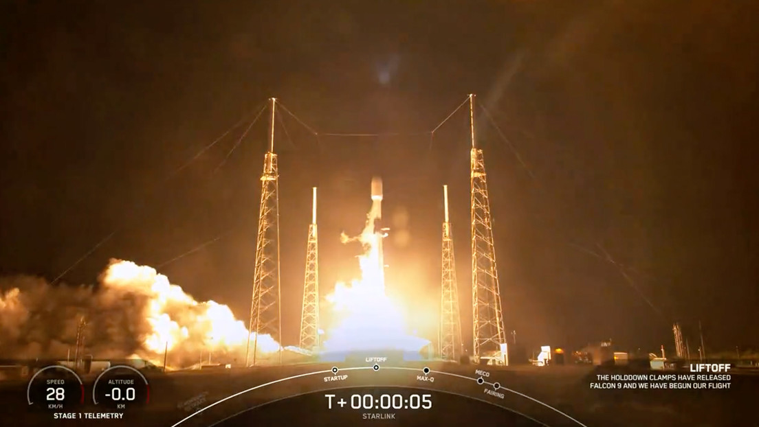 VIDEO: SpaceX pone en órbita un nuevo grupo de satélites Starlink