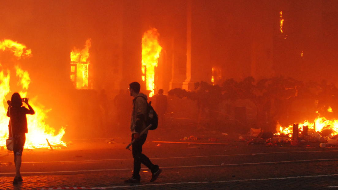 Ocho años de la masacre de Odesa, la ciudad ucraniana donde decenas de activistas antimaidán fueron quemados vivos en un crimen que sigue impune