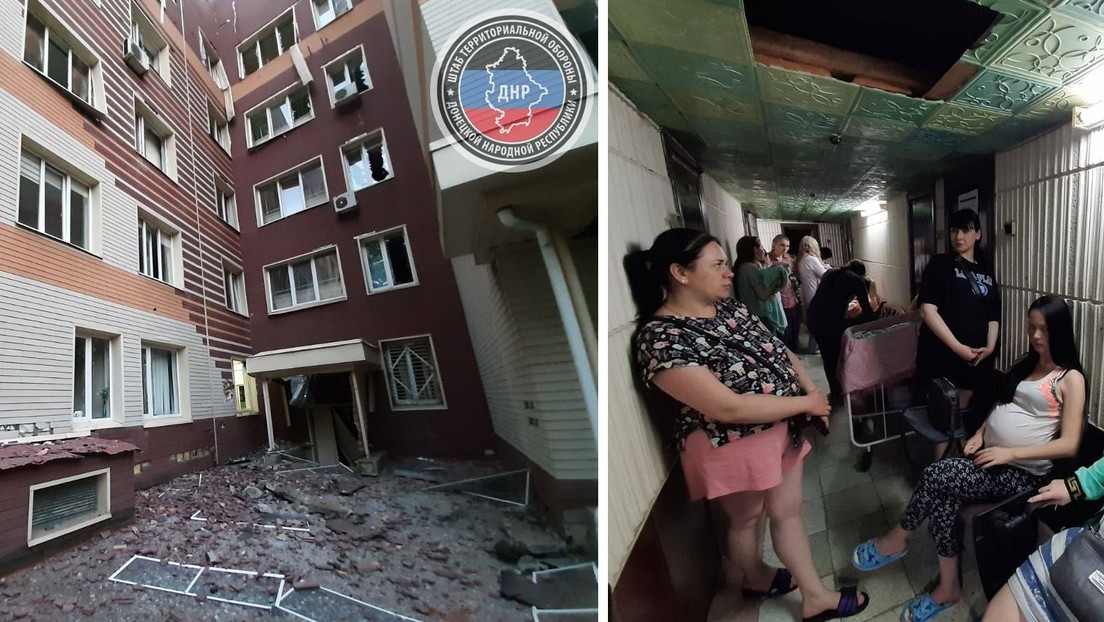 Ucrania bombardea una maternidad en Donetsk