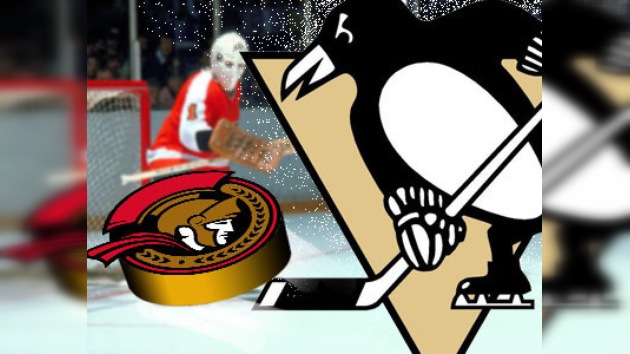Triplete de Malkin en goleada de Pittsburgh sobre Ottawa