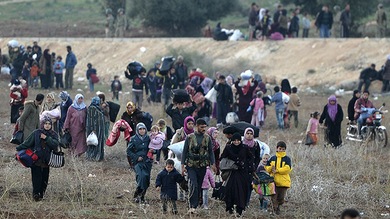 Los activistas de derechos humanos, preocupados por la situación de los refugiados sirios