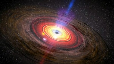Hallan un trío de agujeros negros que orbitan entre sí