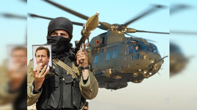 Se desvía el helicóptero de Cameron por temor a un ataque talibán