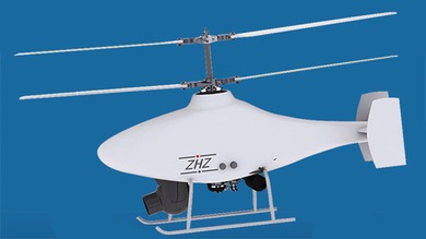China presenta un pequeño pero polifuncional helicóptero no tripulado
