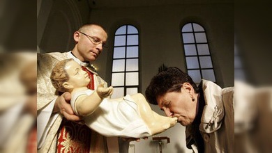 Los católicos de Moscú celebran la Navidad