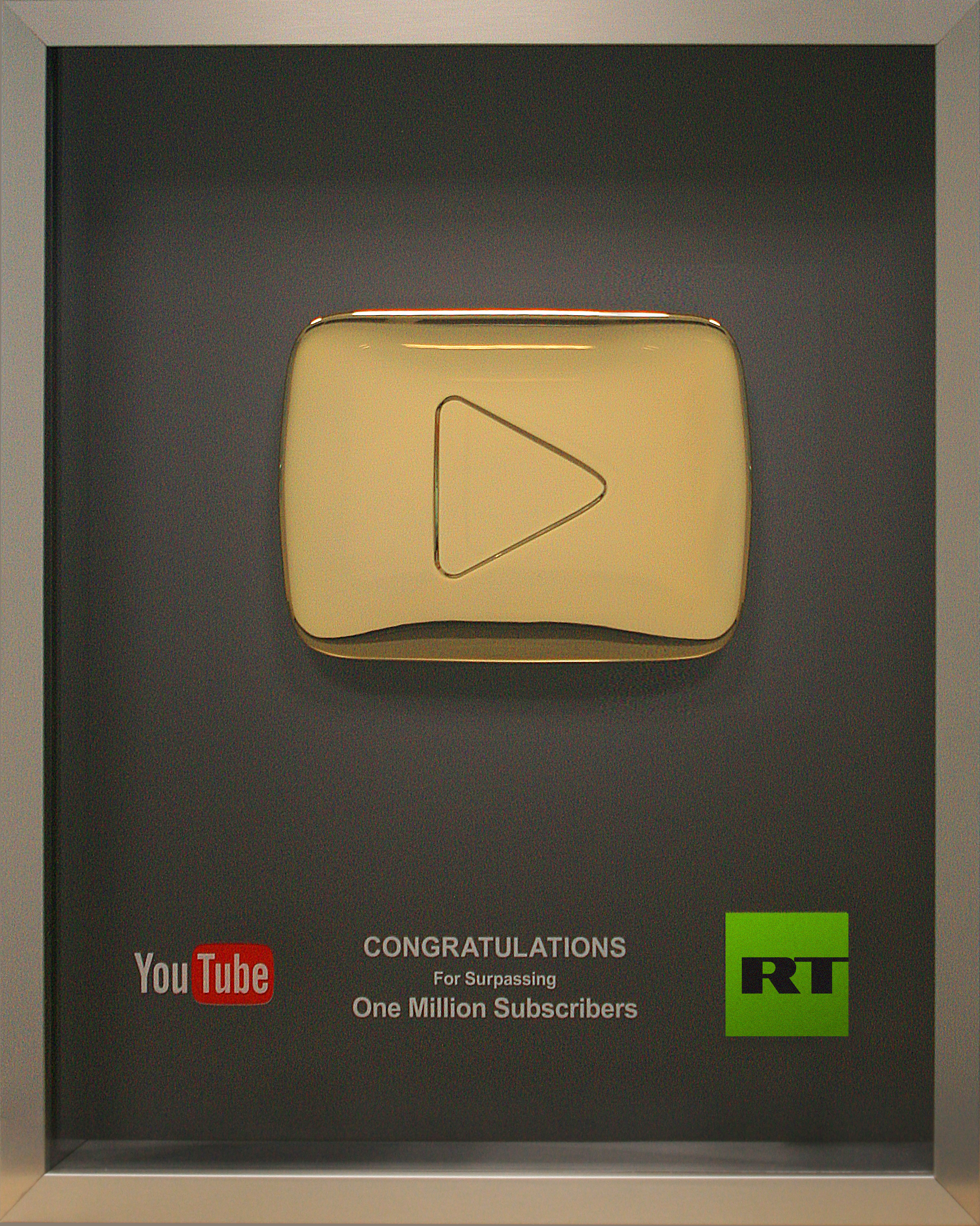 YouTube un prestigioso premio a RT RT