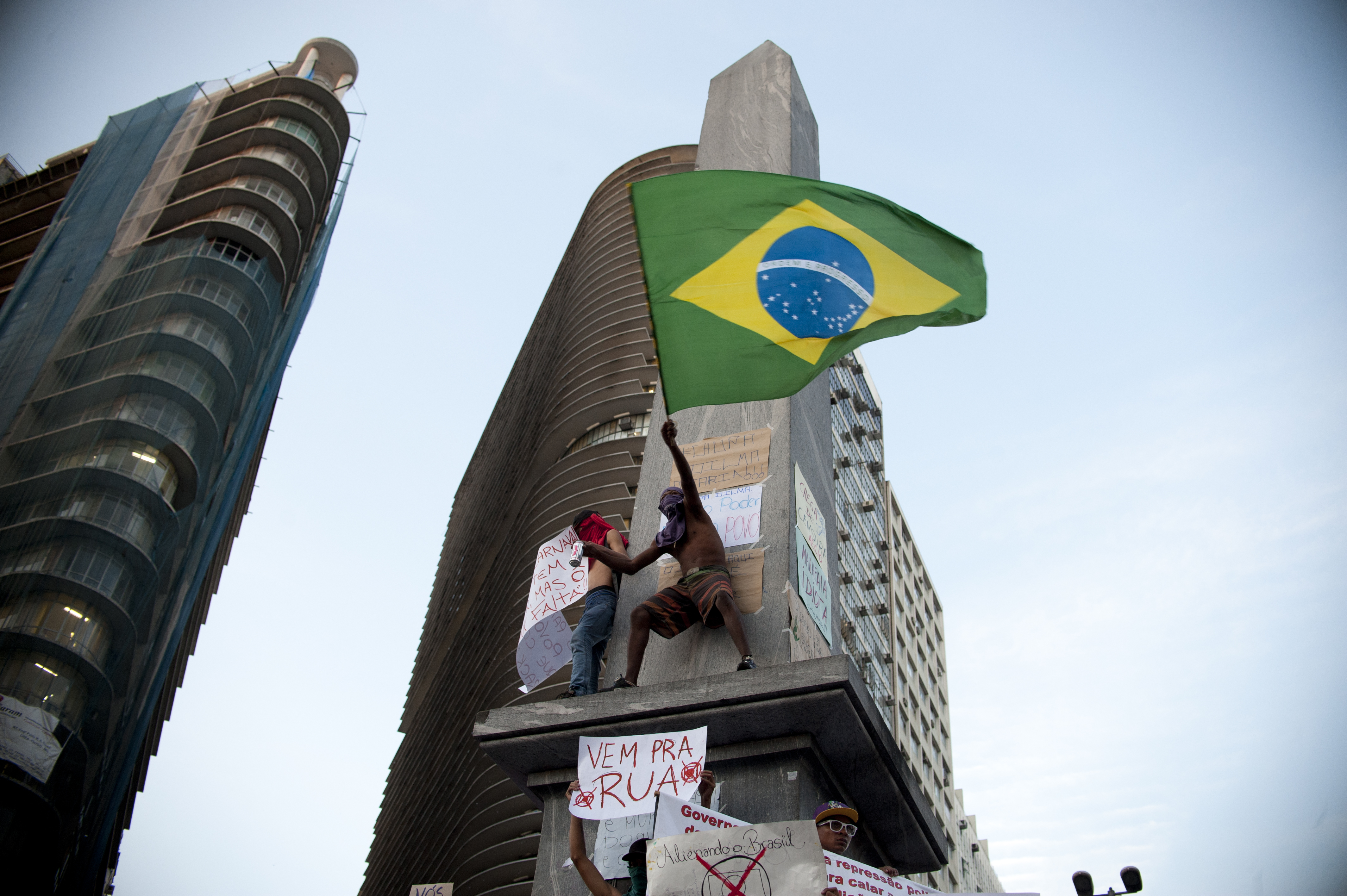 Protesta total en Brasil Un millón de personas unen su voz en más de