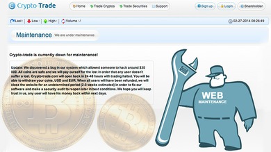 Cierra otra plataforma de cambio de bitcoines tras el robo de sus fondos