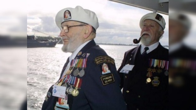 Los veteranos escoceses del convoy Ártico, galardonados con medallas rusas