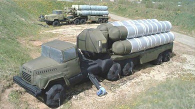 El Ejército ruso encarga modelos inflables de sistemas de misiles S-300