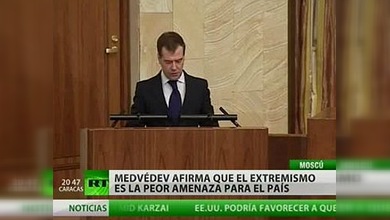 Terrorismo, protección de fronteras y espionaje, prioridades para Medvédev