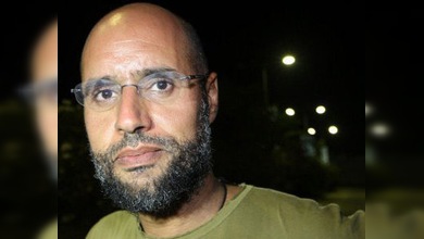 Anuncian la supuesta captura del segundo hijo de Gaddafi
