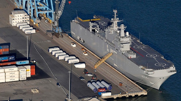 El ministro de Defensa de Francia desmiente la entrega del Mistral el 14 de noviembre