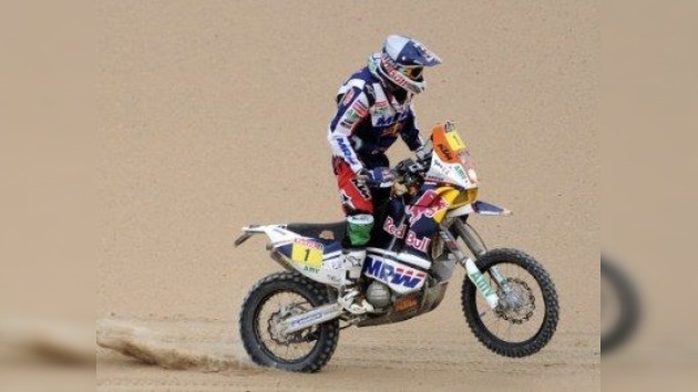 Coma recupera el liderato en motos a dos etapas del final del Dakar