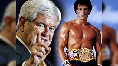 EE. UU.: demandan a Gingrich por el uso de la música de la película Rocky III