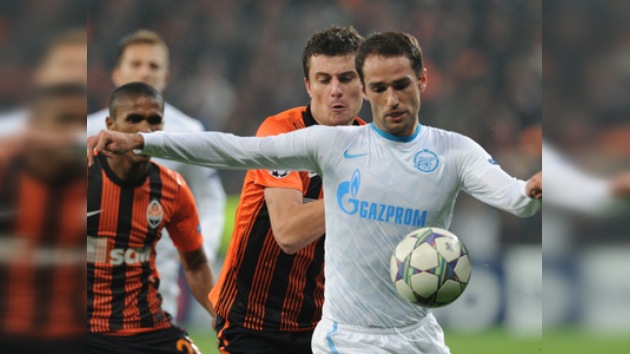 Champions League: el Zenit deja escapar el liderato al igualar con el Shakhtar