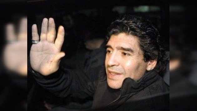 Diego Maradona, herido leve en un accidente de tránsito en Buenos Aires