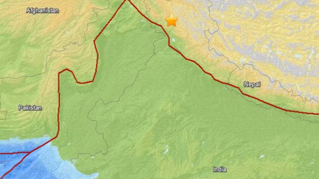 Un sismo de 5,4 grados sacude el norte de la India