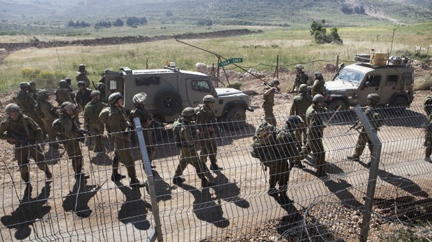 Israel realizó ejercicios militares a gran escala en una zona fronteriza con Siria