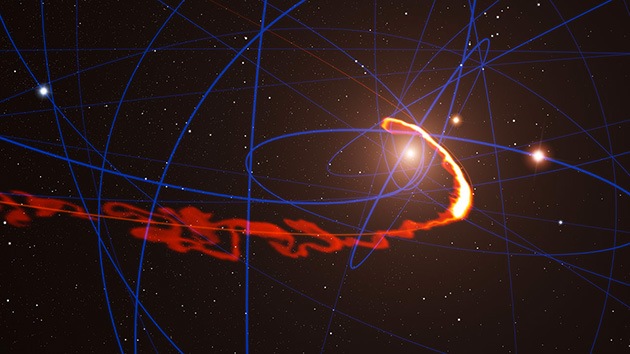 Observan un agujero negro cercano a la Tierra a punto de 'devorar' una nube de gas