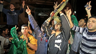 Fotos: Los palestinos celebran la tregua en Gaza