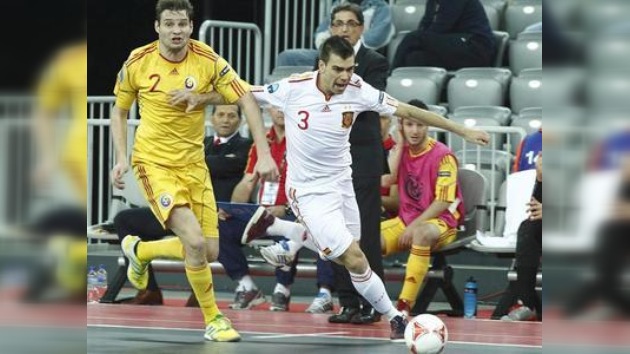 Rusia definirá el título europeo de fútbol sala frente a España