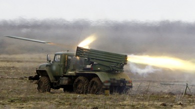 La milicia popular de Slaviansk destruye la instalación que bombardea la ciudad
