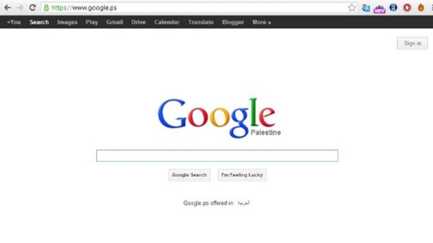 Google reconoce a Palestina como Estado