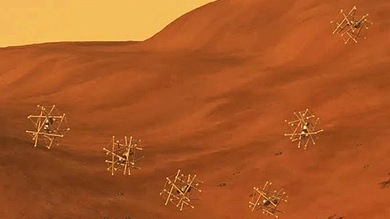 La NASA presenta un robot antichoque para explorar una luna de Saturno