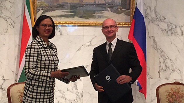 Rusia y la República de Sudáfrica firman un histórico acuerdo nuclear