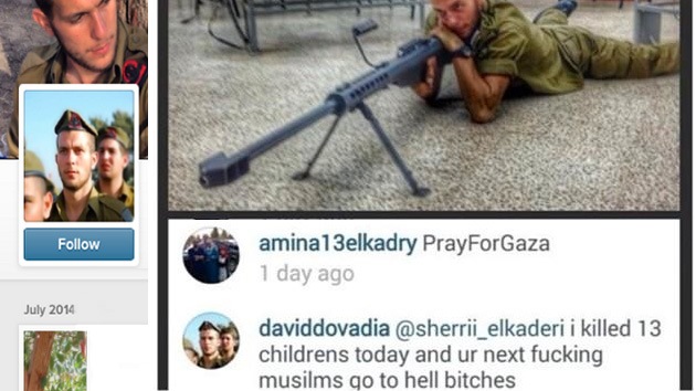 Foto: Soldado israelí presume en Instagram de haber matado a 13 niños palestinos