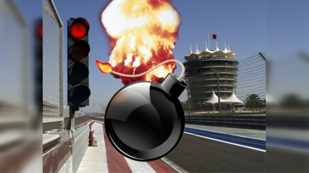 Miembros del equipo Force India F1 se salvan de una explosión en Bahréin