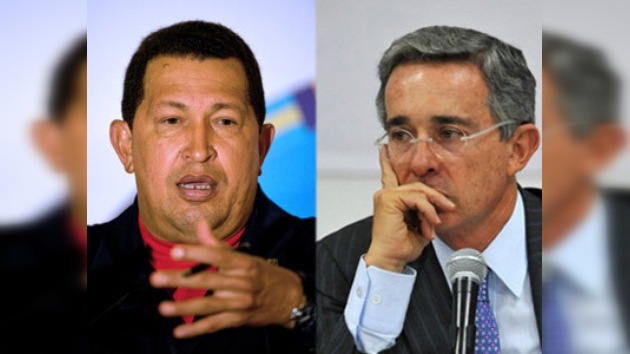 Chávez critica a Uribe