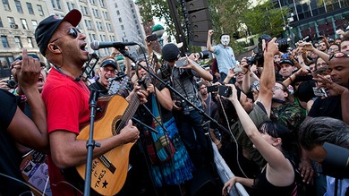 El movimiento 'Ocupa' ya tiene su himno roquero: "¡Somos el 99%!"