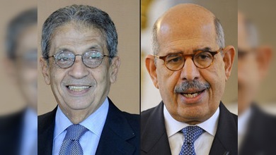 El-Baradei y Amr Moussa, posibles candidatos a la Presidencia en Egipto
